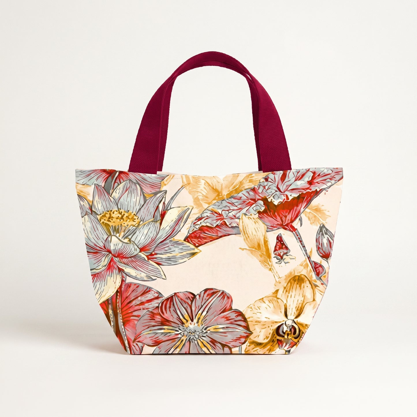 Custom Totebag Maroon
