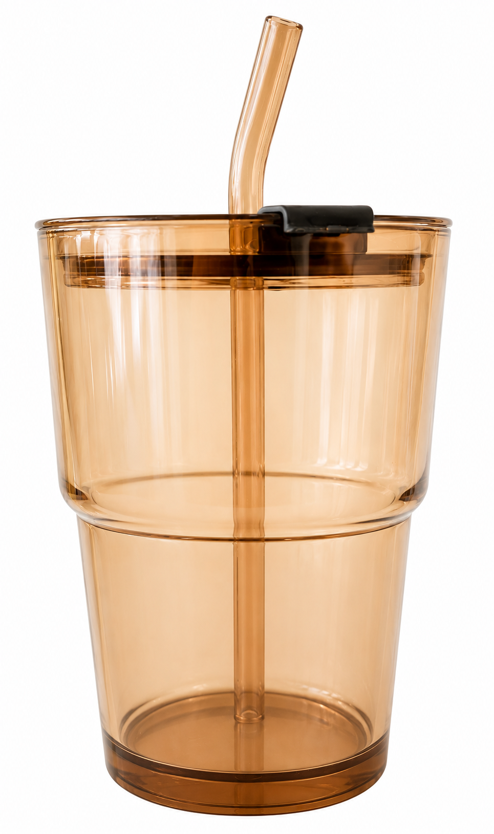 Glass tumbler - Brown