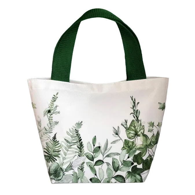 Totebag ready made floral green