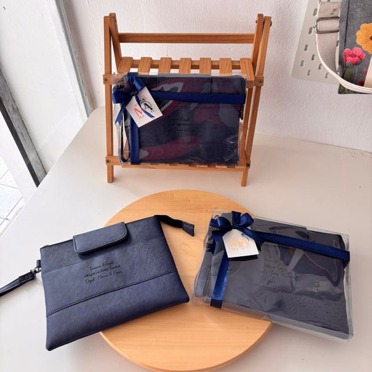 PU Leather Pouch Bag + Packaging