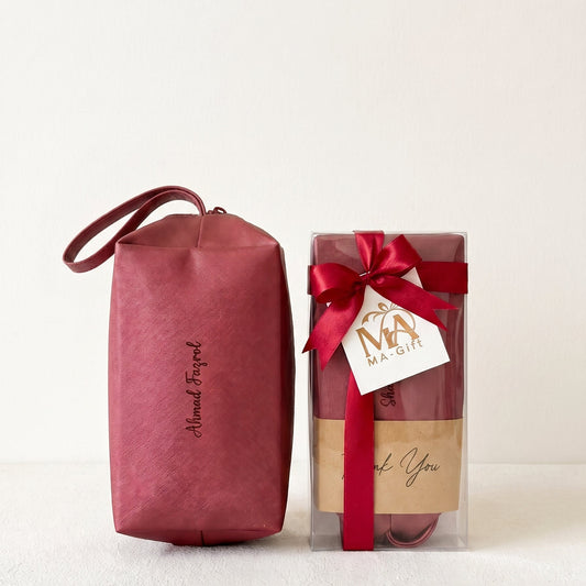 Metallic Pouch Bag - Laser Engrave