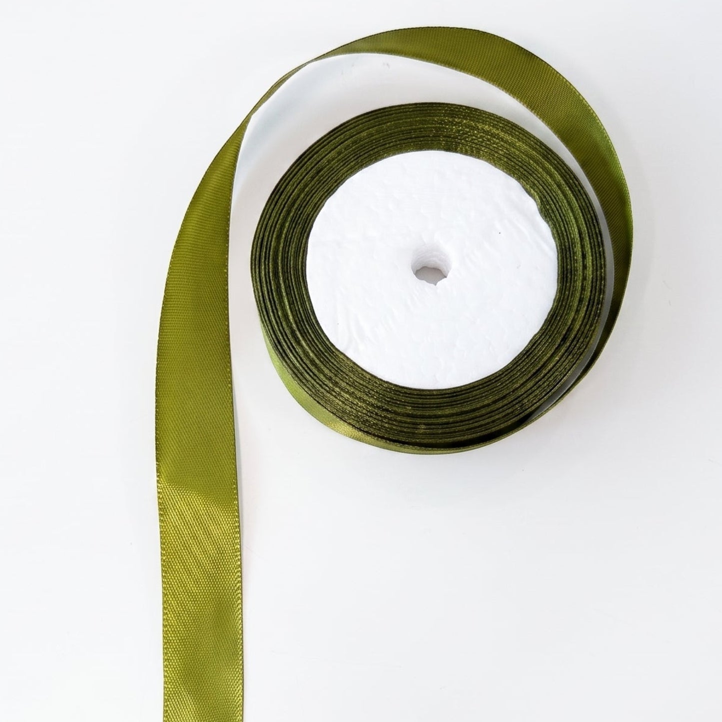 Ribbon Olive Green Lebar 2cm , Panjang 152cm