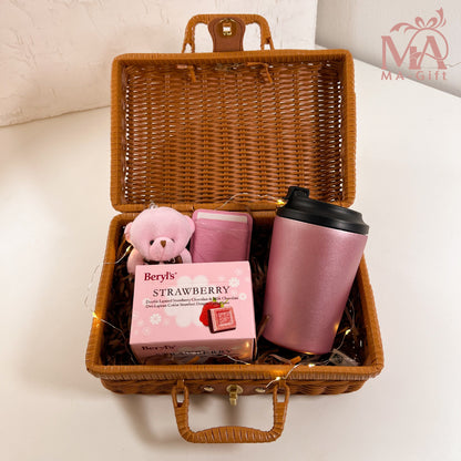 Make Her Smile Rattan Gift Box