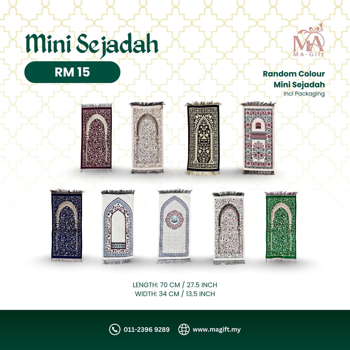 Sejadah Tenun Soft Dan Tebal + Exclusive Packaging