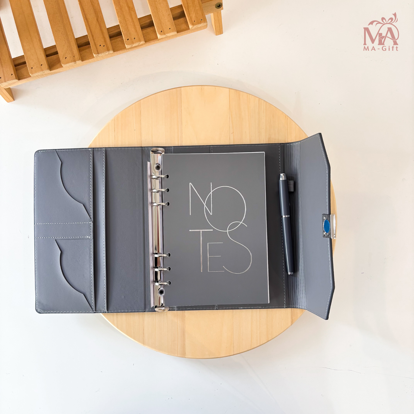 [Custom Logo] Notebook And Pen With Hardbox Corporate Gift Set