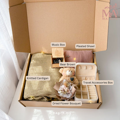 Brownish Nude Birthday Gift Set