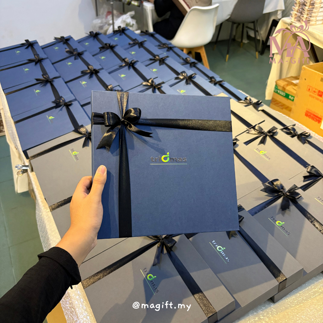 [Custom Logo] Notebook And Pen With Hardbox Corporate Gift Set