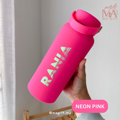 [Custom Name] Macaroon Thermos - 1 Litre | MA-Gift - Malaysia 1st Custom & Express Gift Shop