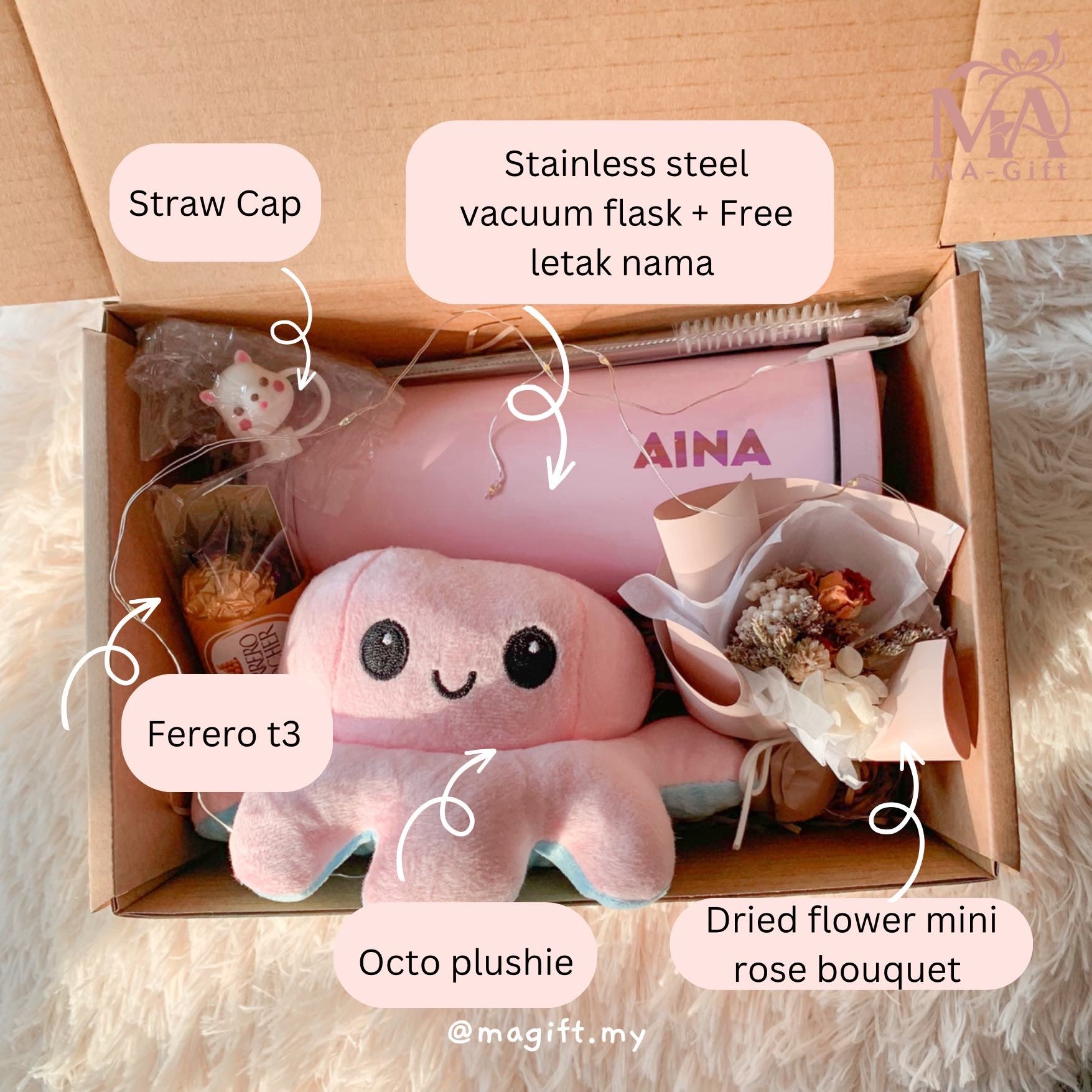 For The Cutest Girl Gift Box 🥰 | MA-Gift - Malaysia 1st Custom & Express Gift Shop