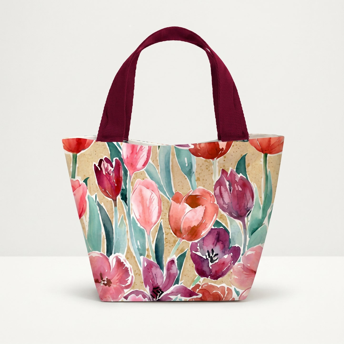 Custom Totebag Maroon