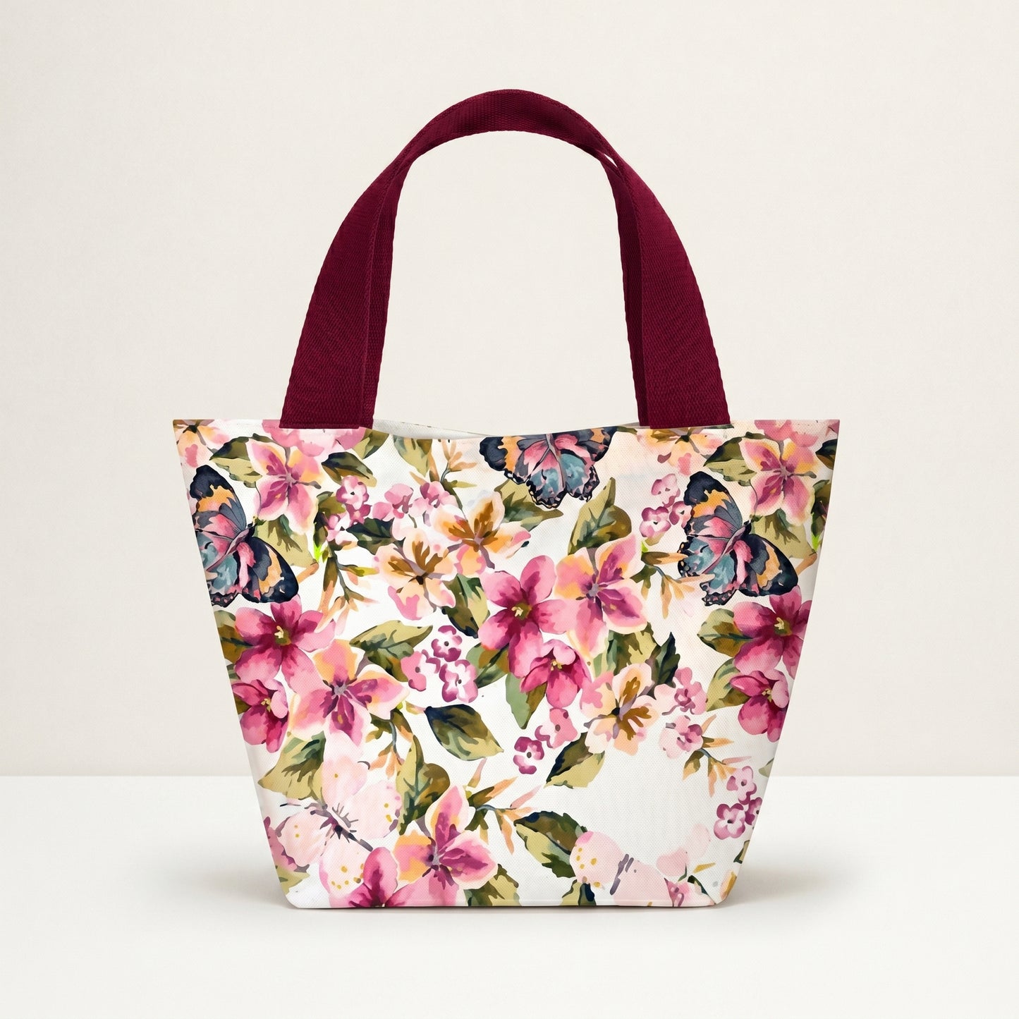 Custom Totebag Maroon