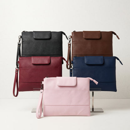PU Leather Pouch Bag + Packaging