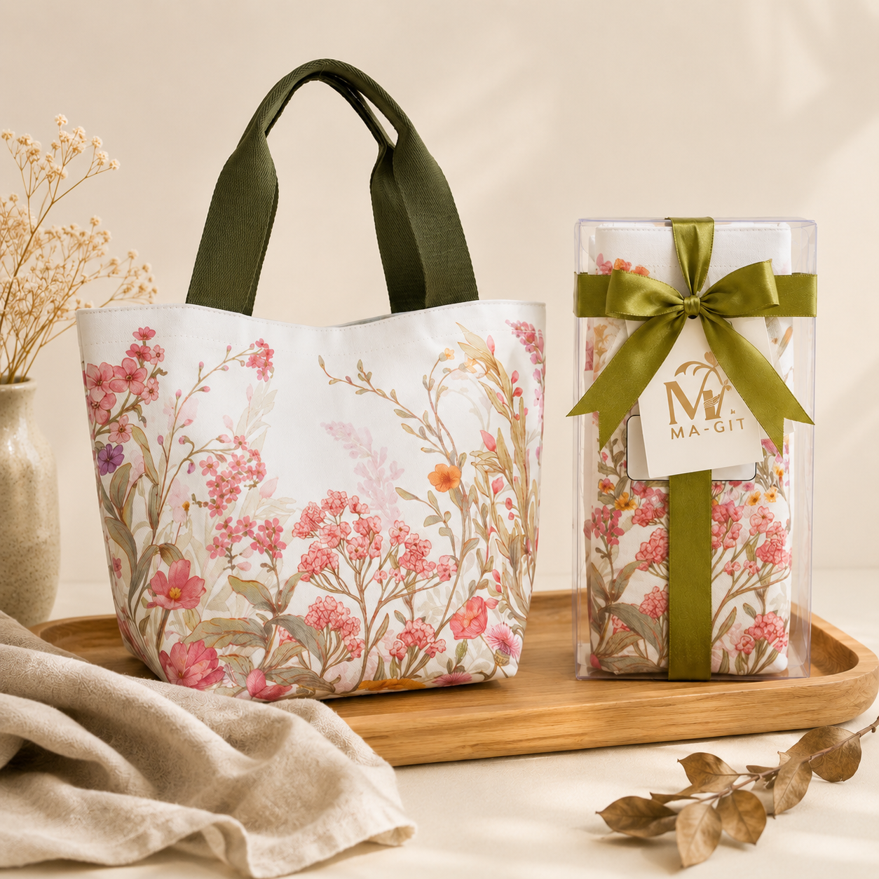 Totebag Readymade Floral Tropika