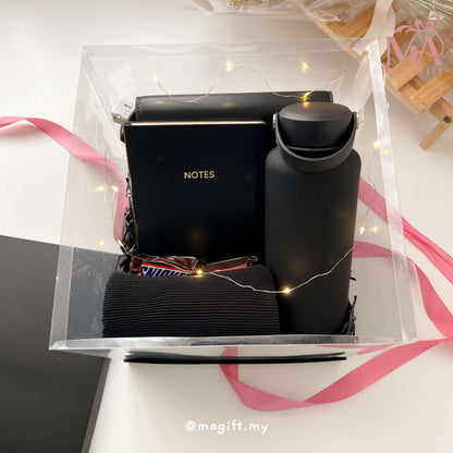 [Clear Box] Admire You in Black & Hot Pink Gift