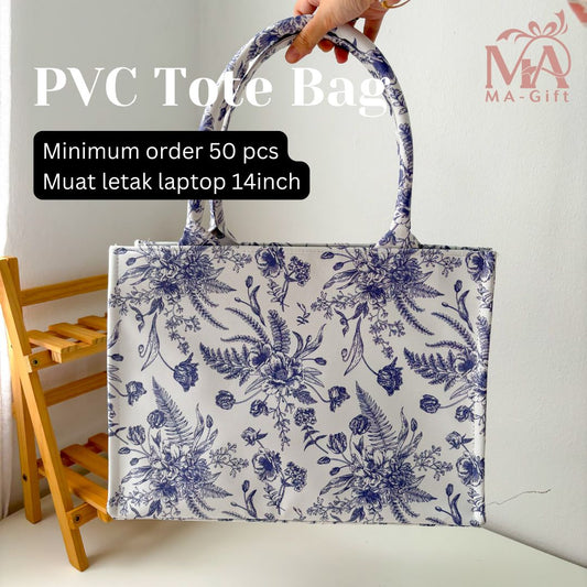 PVC Tote Bag Fit Laptop 14inch