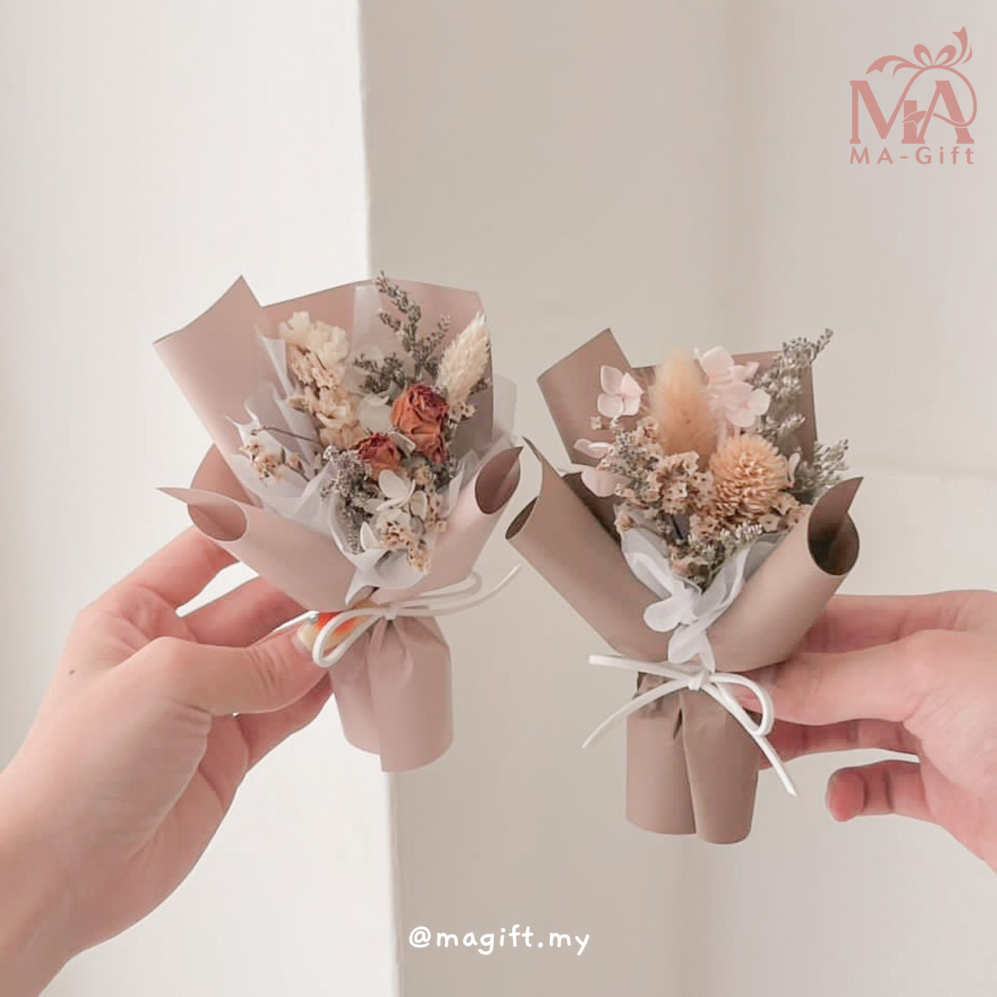 MA-Gift - Malaysia 1st Custom & Express Gift Shop Dried Flower Bouquet From Florist