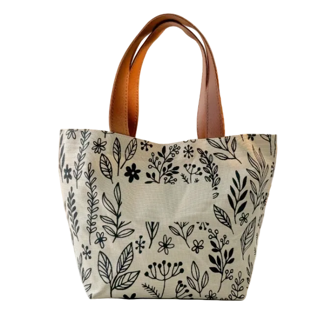 Totebag ready made black & white