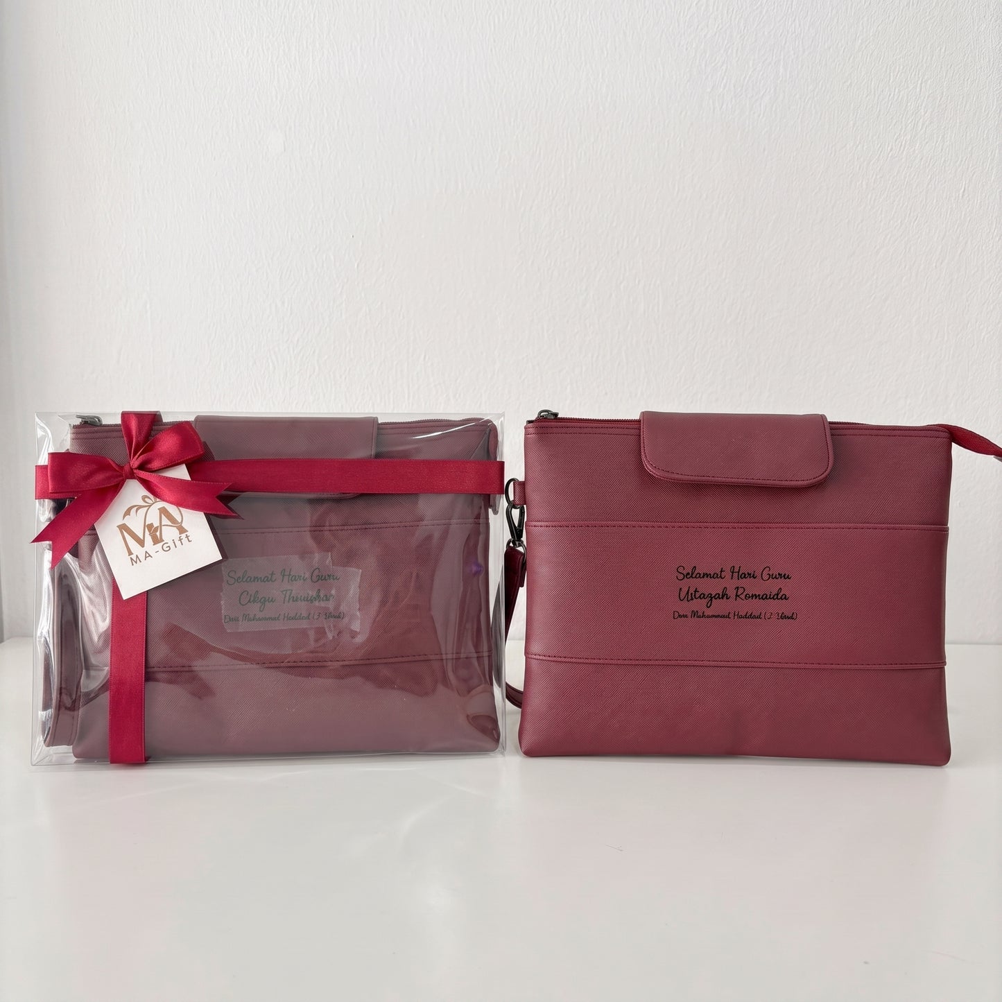 PU Leather Pouch Bag + Packaging