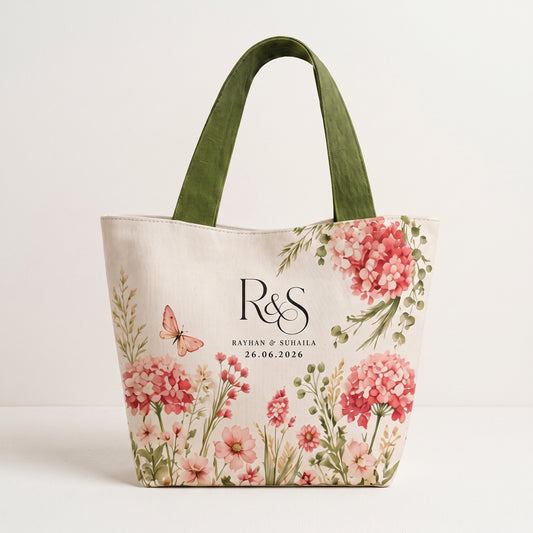 Custom Totebag Strawberry Matcha - 1 / Stracha - 1